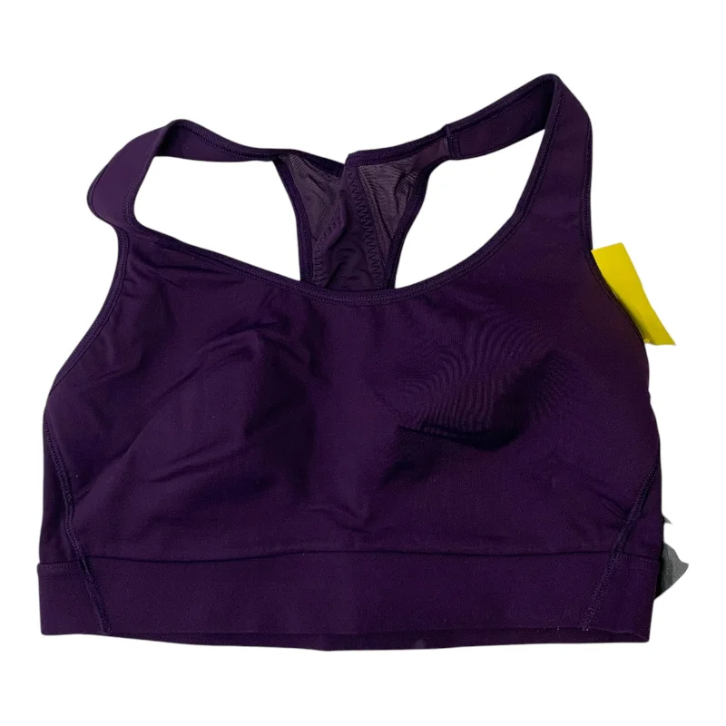 Athletic Bra By Athleta In Purple, Size: M