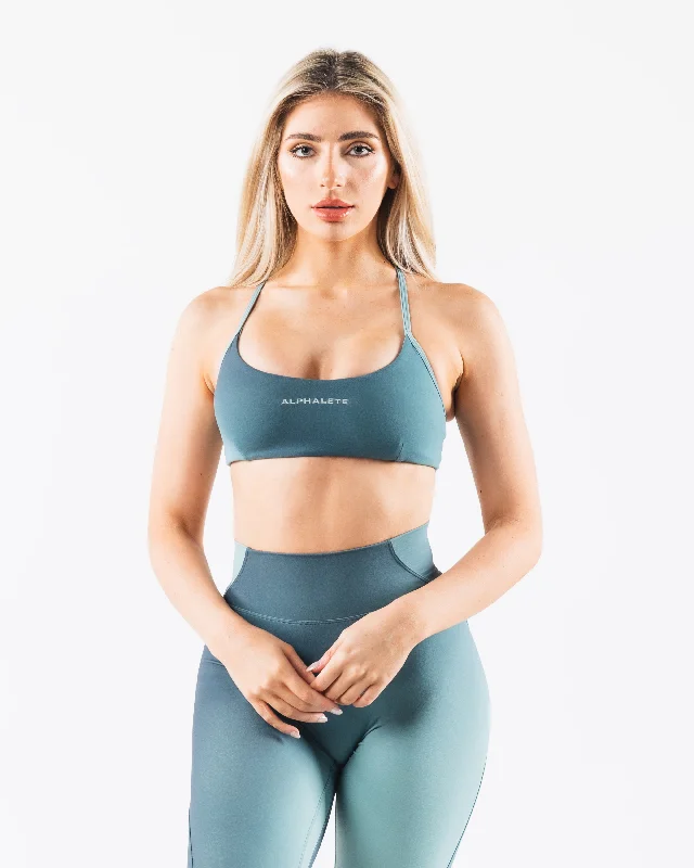 Aura 3 Strap Bra - Aura Glacier Print