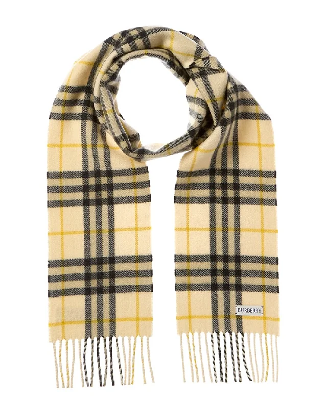 Burberry Check Cashmere Scarf