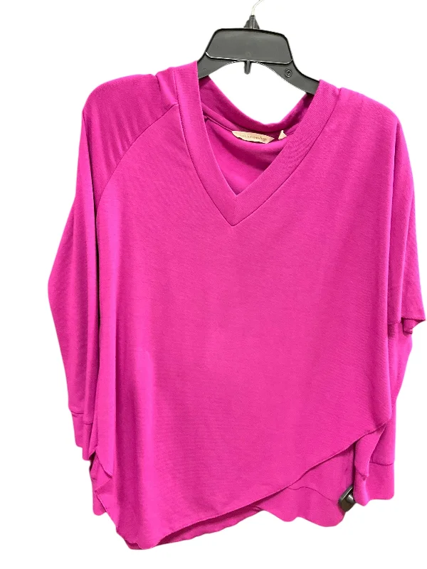 Sweatshirt Collar By Soft Surroundings In Pink, Size: Xs