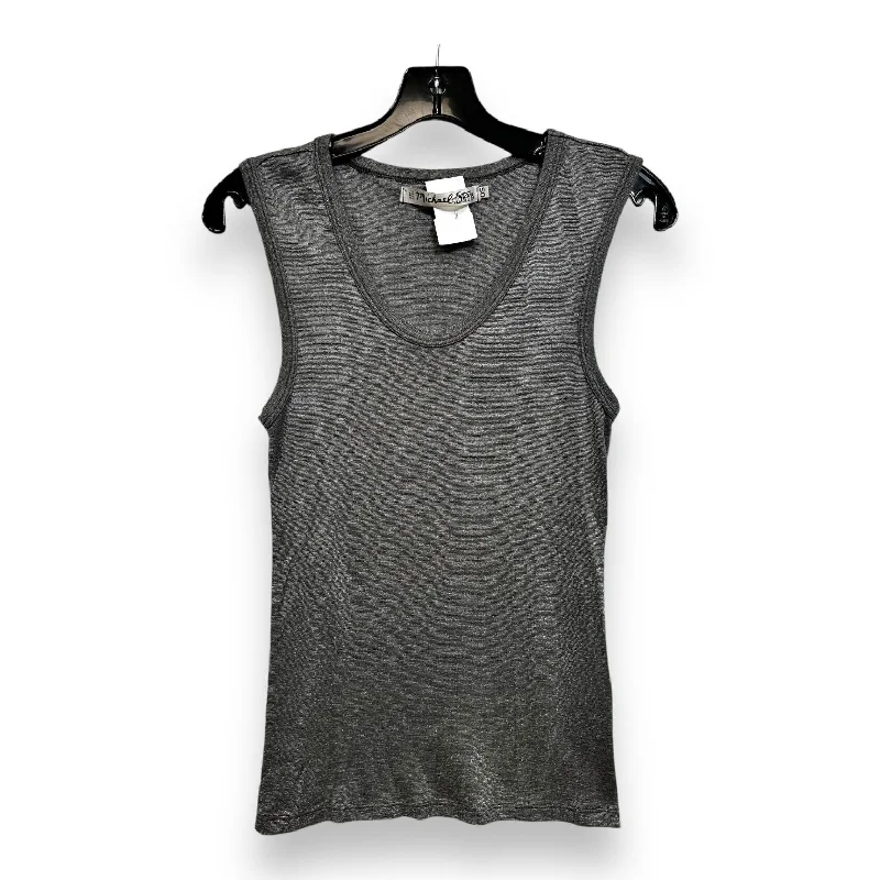 Top Sleeveless By Michael Stars In Silver, Size: Osfm