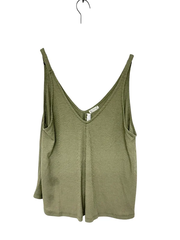 Top Sleeveless By Free People In Green, Size: S