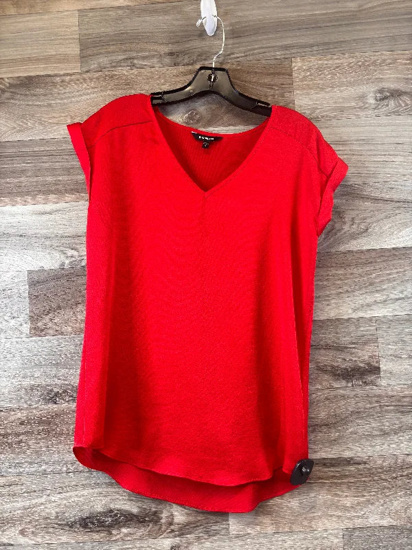 Top Sleeveless Basic By Express In Red, Size: S