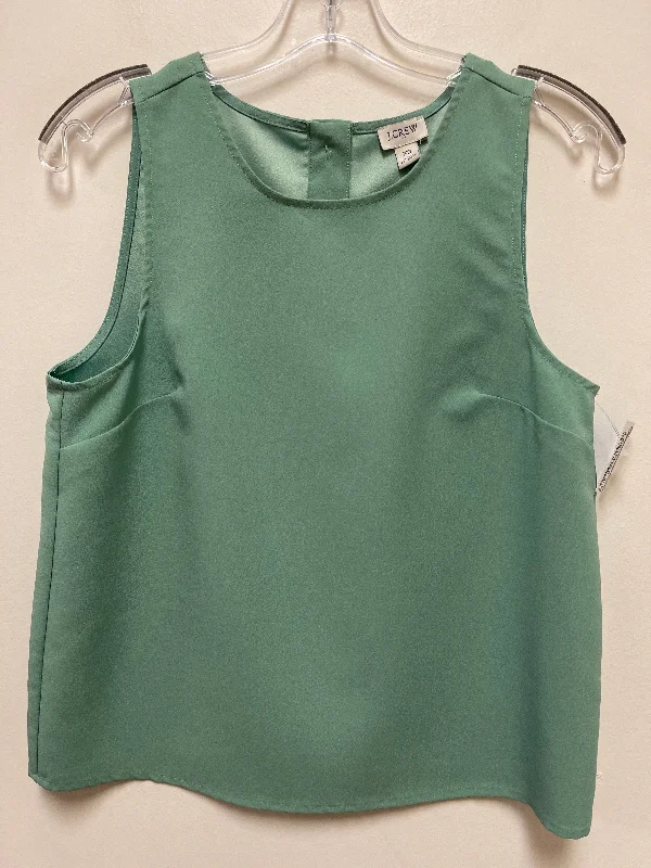 Top Sleeveless By J. Crew In Green, Size: Xs