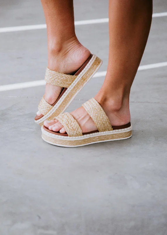 Kadie Raffia Sandals