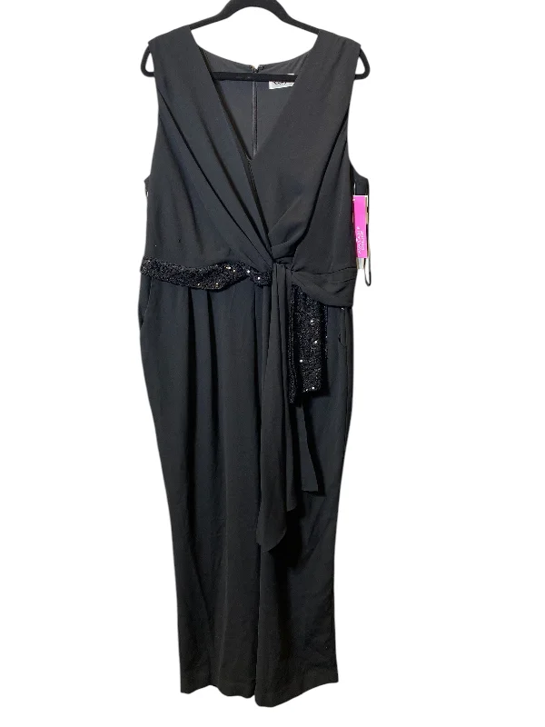 Jumpsuit By Eliza J In Black, Size: Xlp