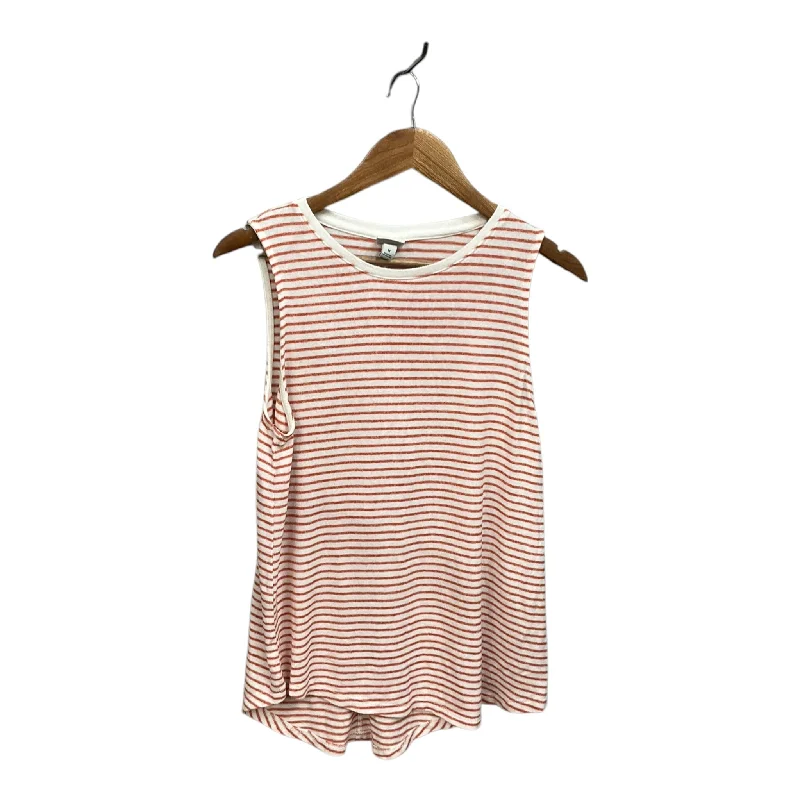 Top Sleeveless By A New Day In Striped Pattern, Size: M