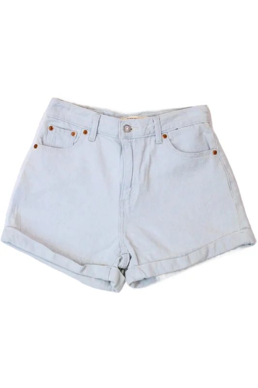 Levi's - Light Wash Cuffed Shorts