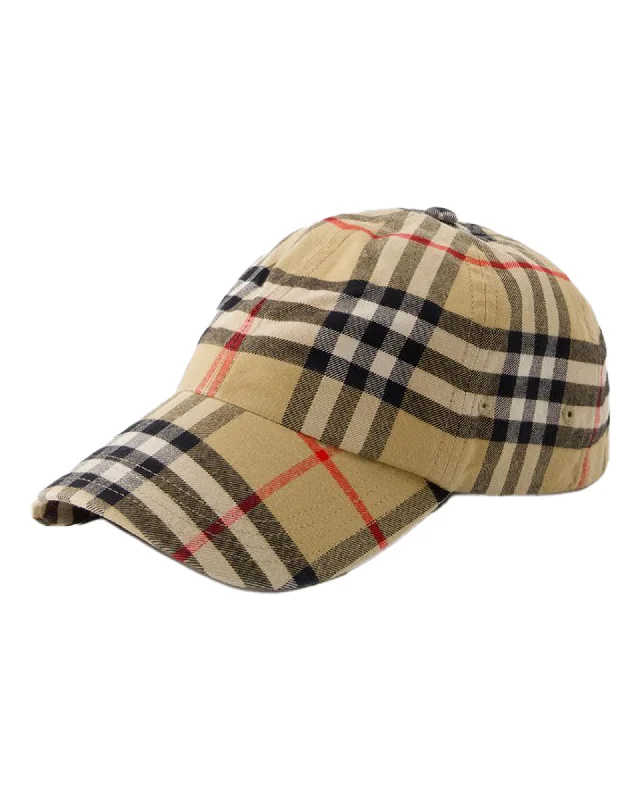 Archive Baseball Cap - Burberry - Cotton - Archive Beige