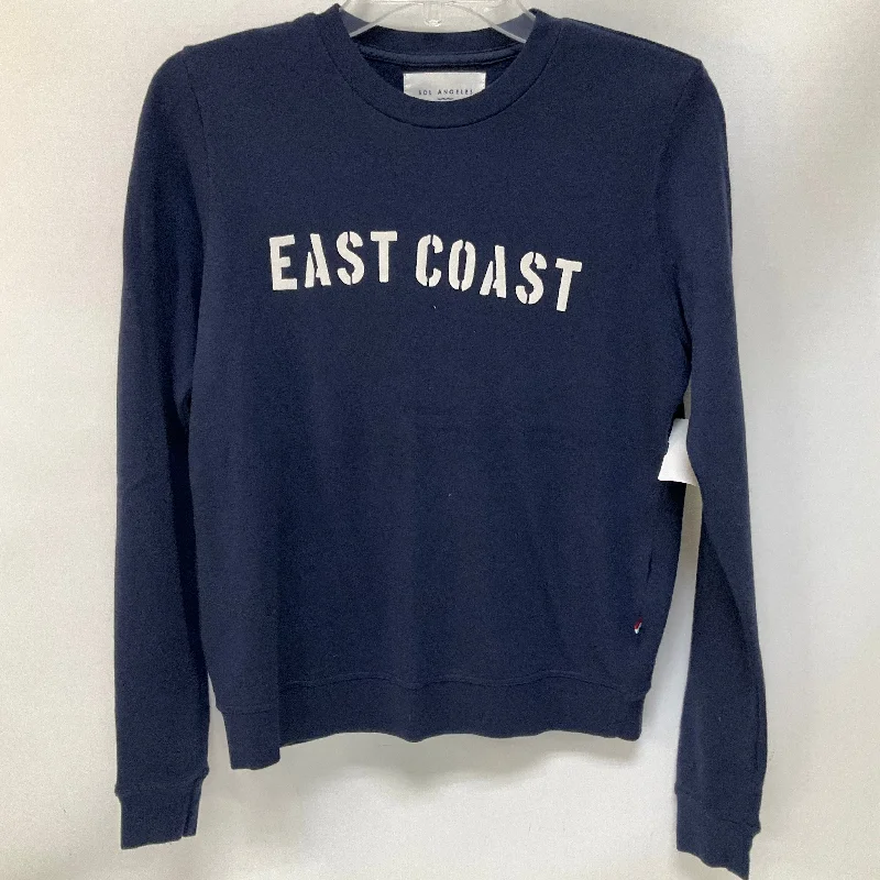 Sweatshirt Crewneck By Sol Angeles In Navy, Size: S