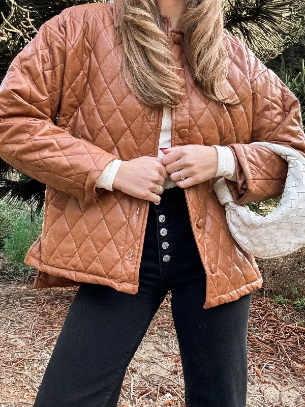 Harley Vegan Leather Quilted Jacket