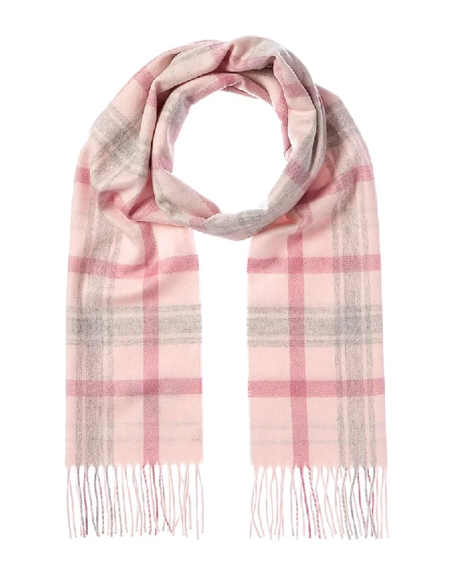 Amicale Cashmere Scottish Plaid Cashmere Scarf