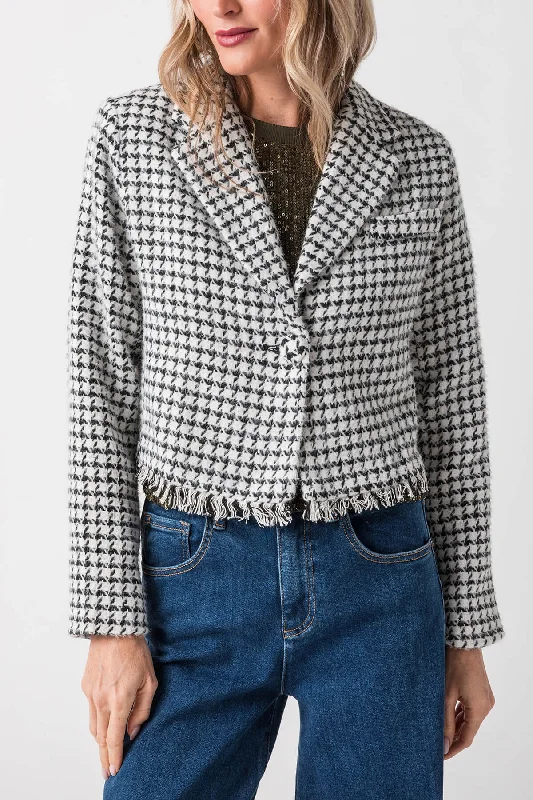 Lili Sidonio Check Woven Jacket