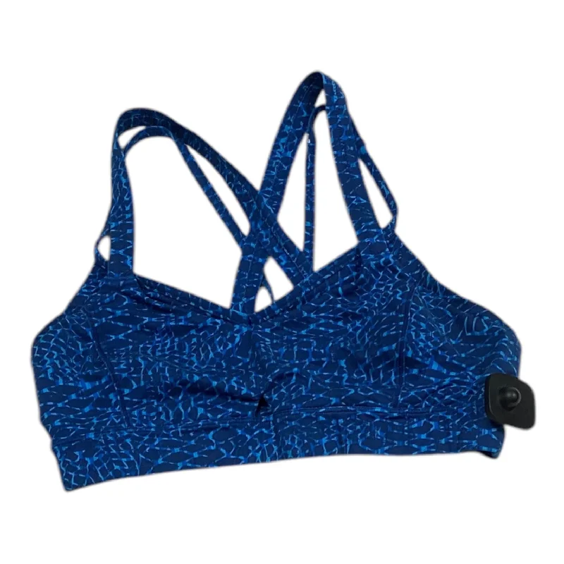 Athletic Bra By Lululemon In Blue, Size: M