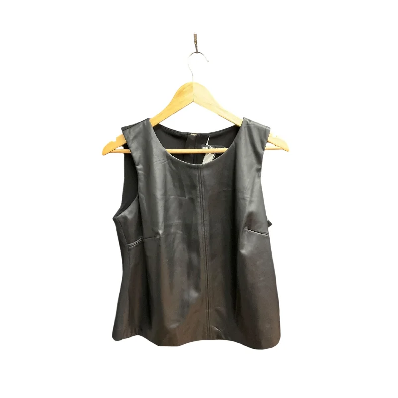 Top Sleeveless Designer By Karl Lagerfeld In Black, Size: S