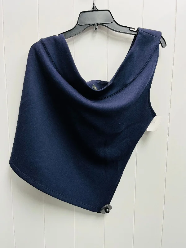 Top Sleeveless By Banana Republic In Navy, Size: Xl