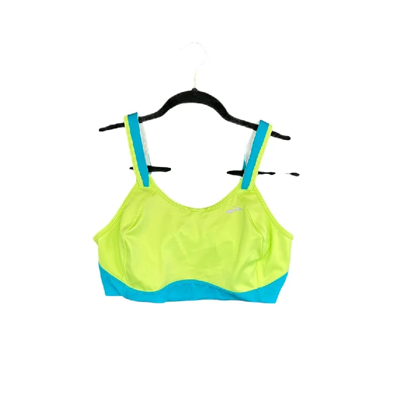 Athletic Bra By Brooks In Green