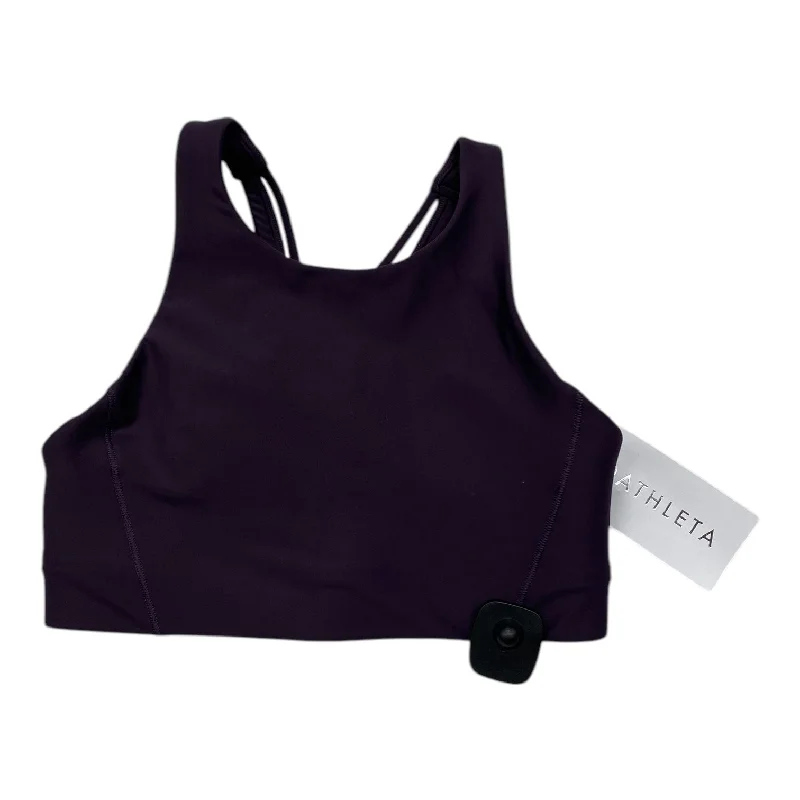 Athletic Bra By Athleta In Purple, Size: S