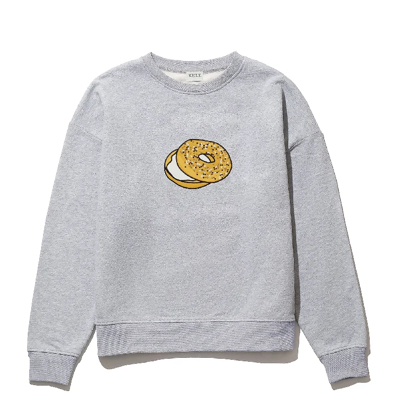 The Oversized Bagel Sweatshirt - Heather Grey