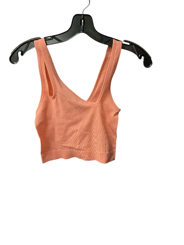 Athletic Bra By Colsie In Orange, Size: M