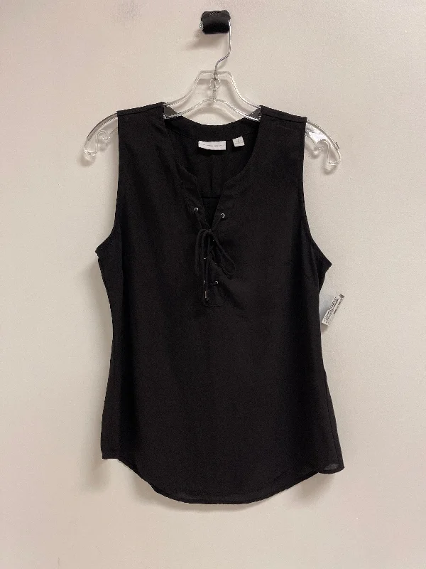 Top Sleeveless By New York And Co In Black, Size: S