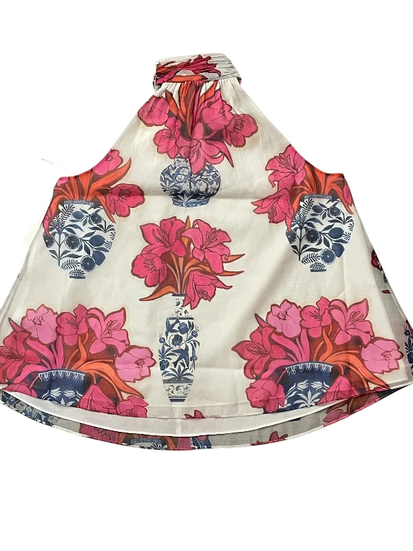 Top Sleeveless By Ted Baker In Floral Print, Size: S