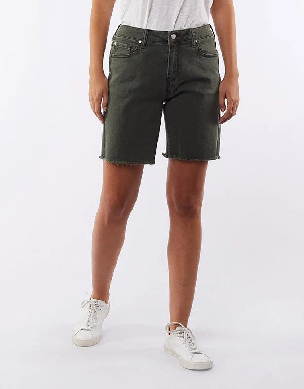 Aja Bermuda Shorts - Khaki