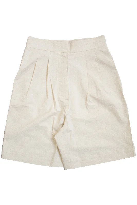 Olive - Pleated Shorts