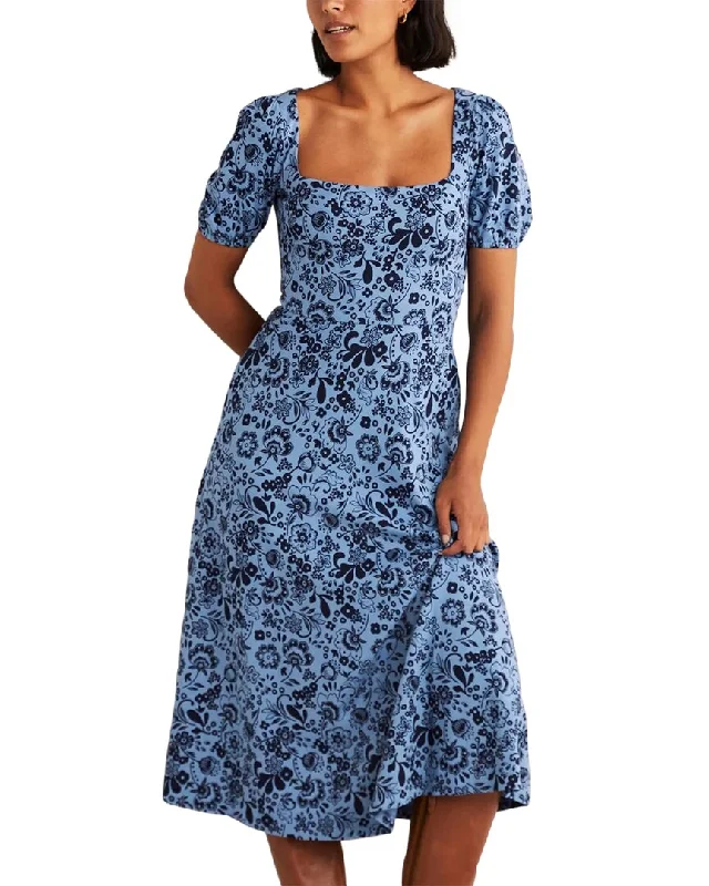 Boden Short Sleeve Jersey Midi Dress