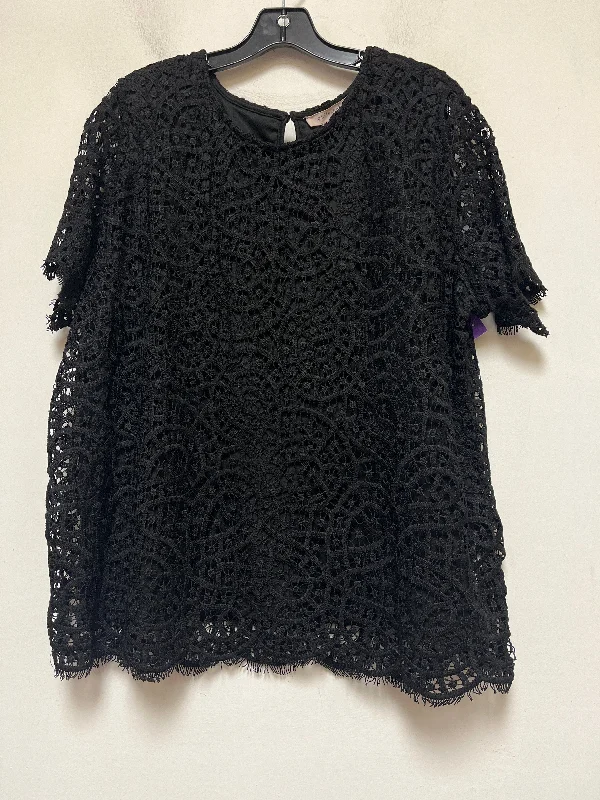 Black Top Short Sleeve Philosophy, Size 2x