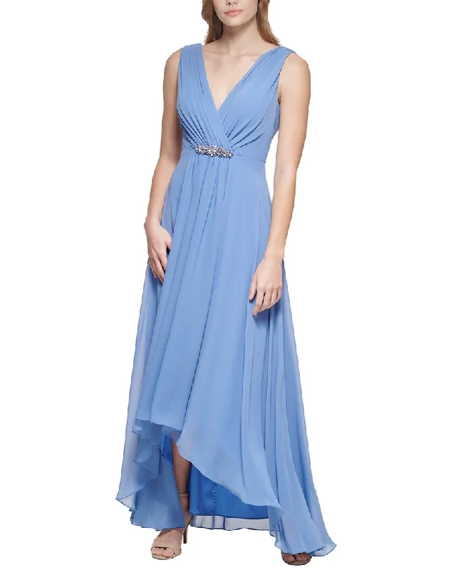 Eliza J Chiffon Maxi Dress