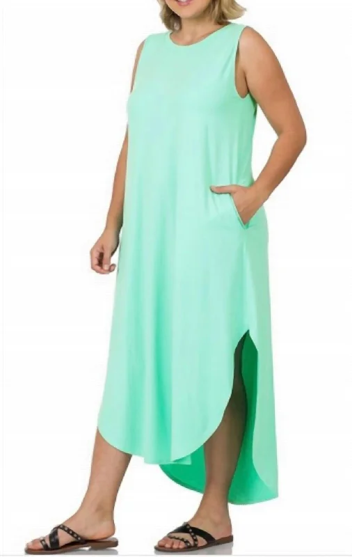 Women's Maxi Dress In Mint