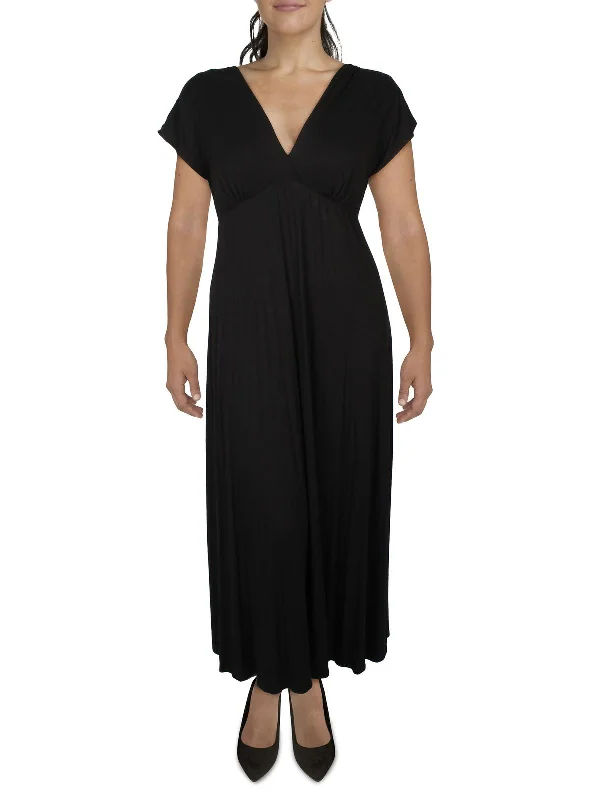 Womens Poncho Sleeve Long Maxi Dress