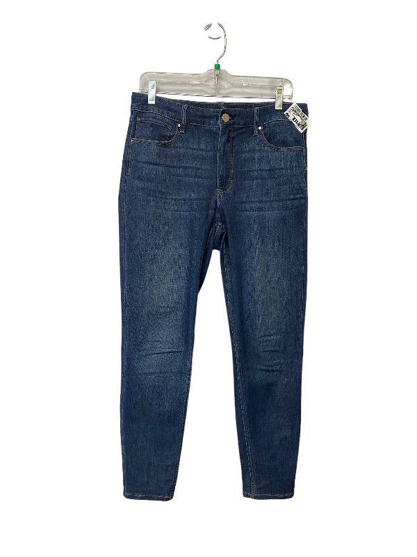 Jeans Skinny By White House Black Market In Blue Denim, Size: 8