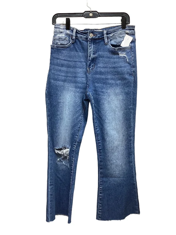 Jeans Straight By Flying Monkey In Blue Denim, Size: 8