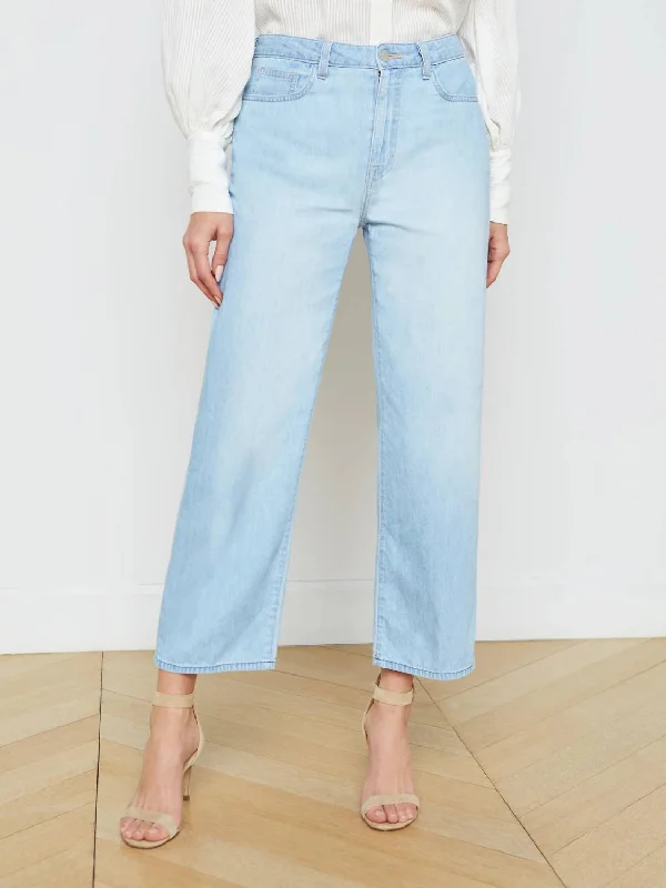 June Ultra High Rise Crop Stovepipe Jeans In Dakota