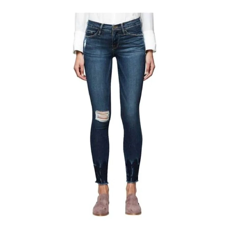 Le Skinne De Jeanne Crop Jeans In Thorpe