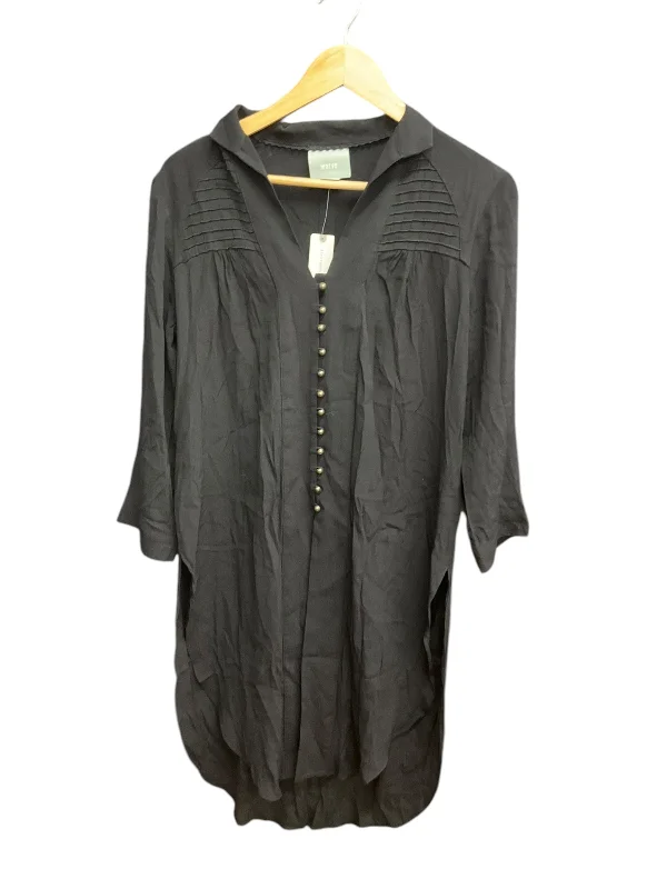 Tunic Long Sleeve By Maeve In Black, Size: M