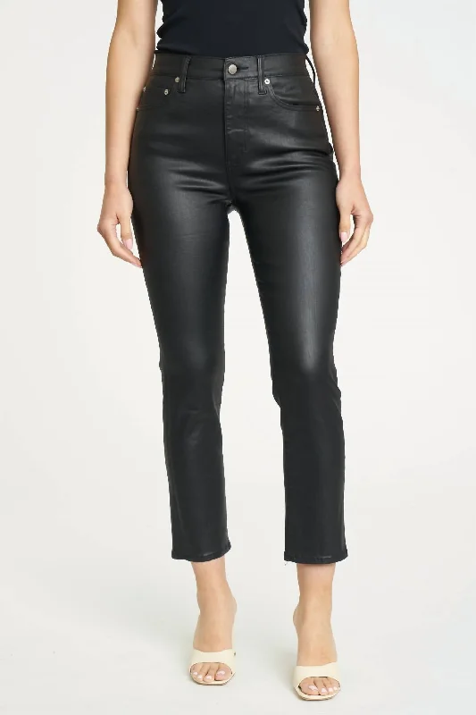 Daily Driver Skinny Straight Pants In Black