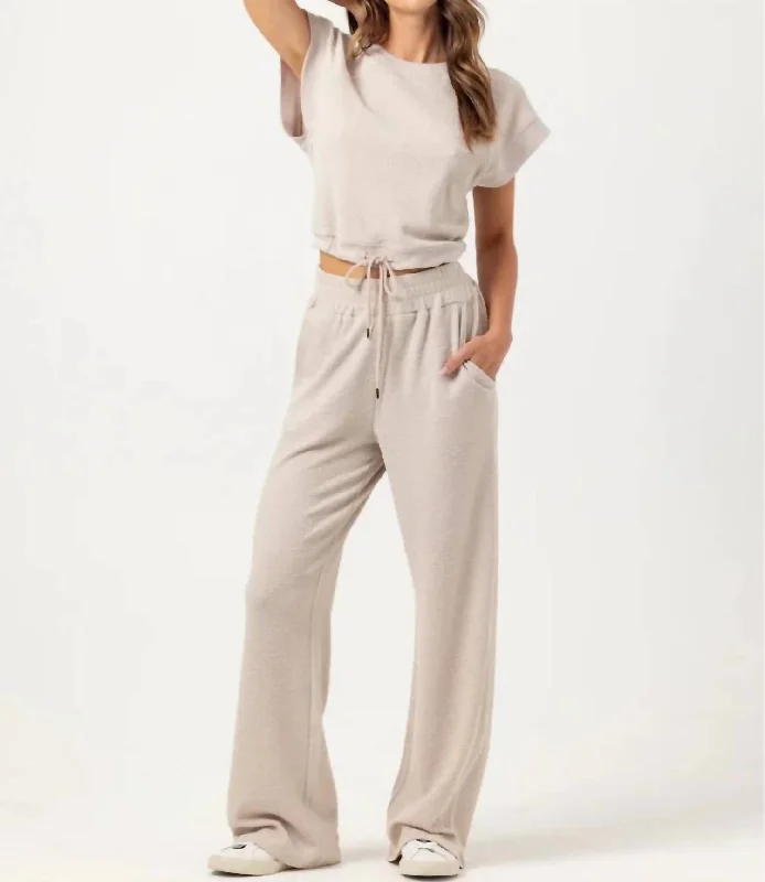 Pryn Pants In Tan