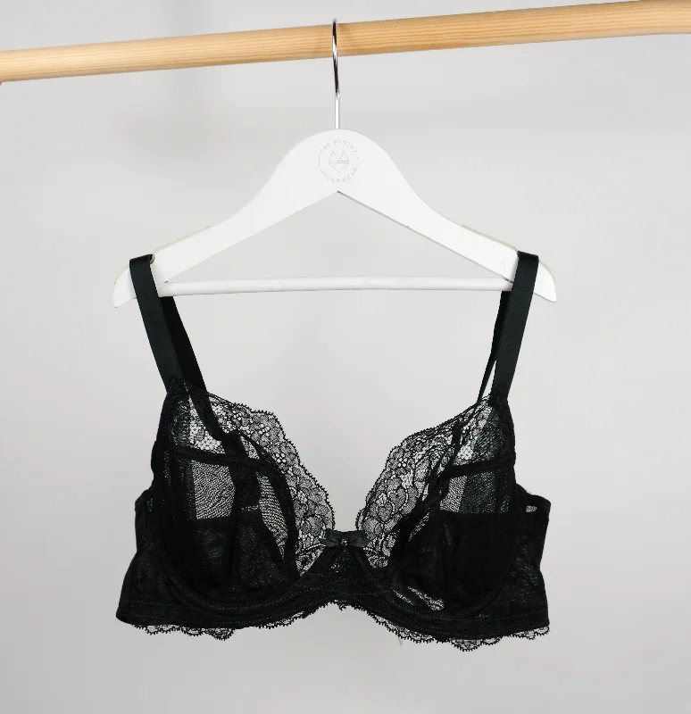 D+ Lace Plunge [Black]