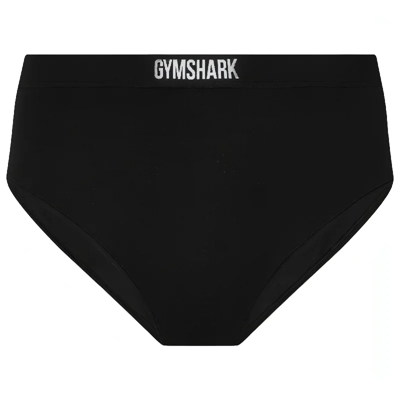 Gymshark Cotton Womens Boy Shorts - Black