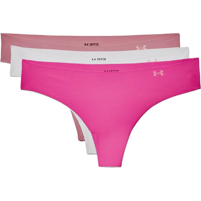 Under Armour Pure Stretch (3 Pack) Womens Thong - Pink