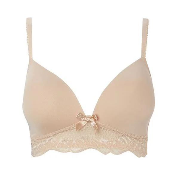 Wire-free t-shirt bra [Blush]