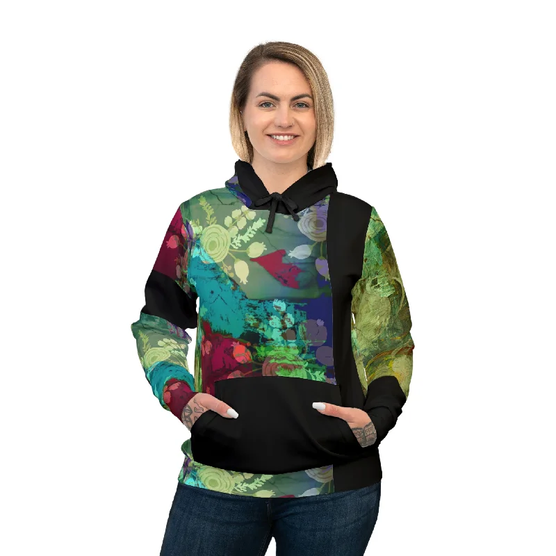 TULIP GIRL Athletic Hoodie (AOP)